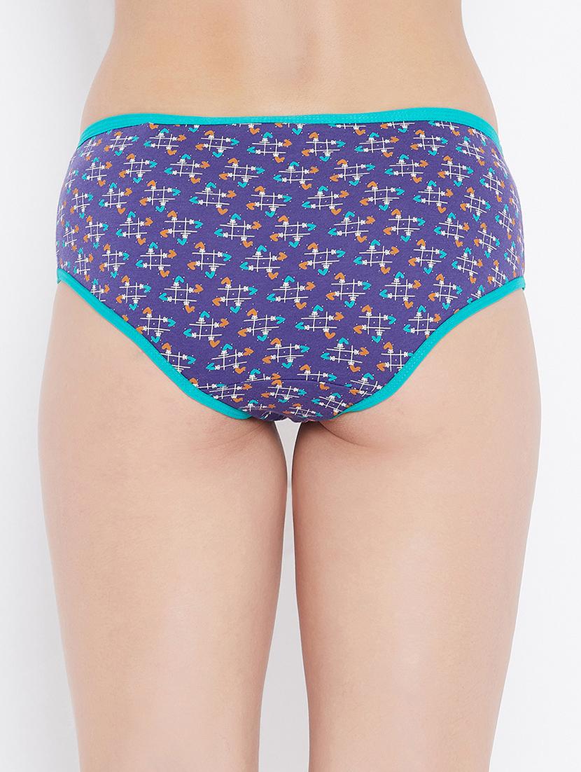 mid rise printed hipster panty - 18040558 - Standard Image - 2