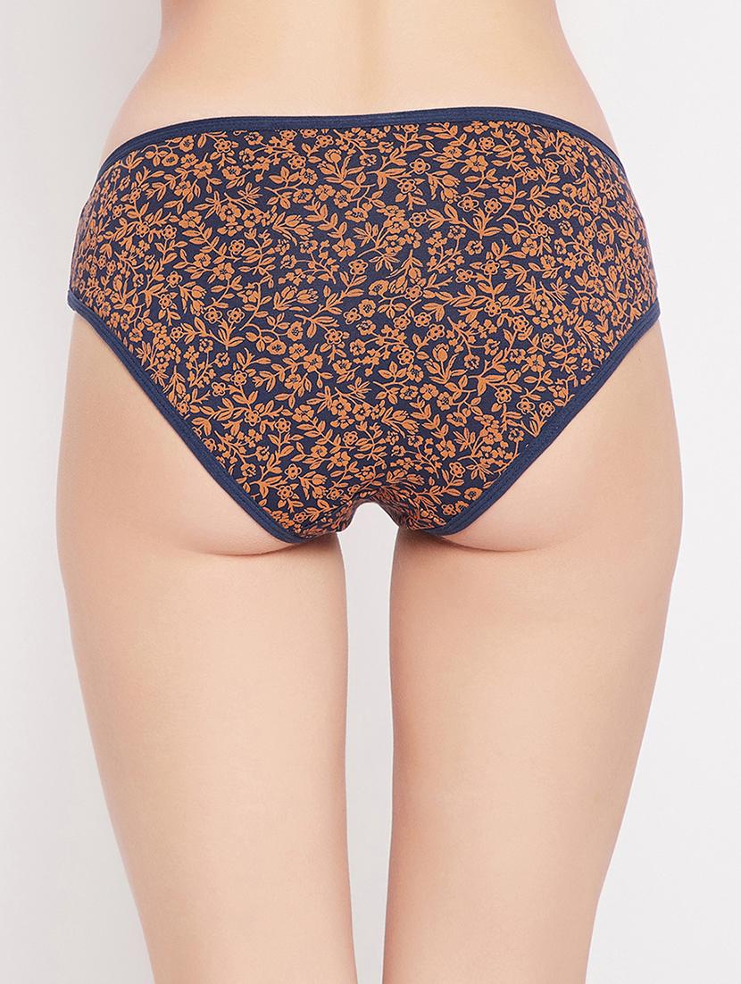 mid rise printed bikini panty - 18040604 - Standard Image - 2
