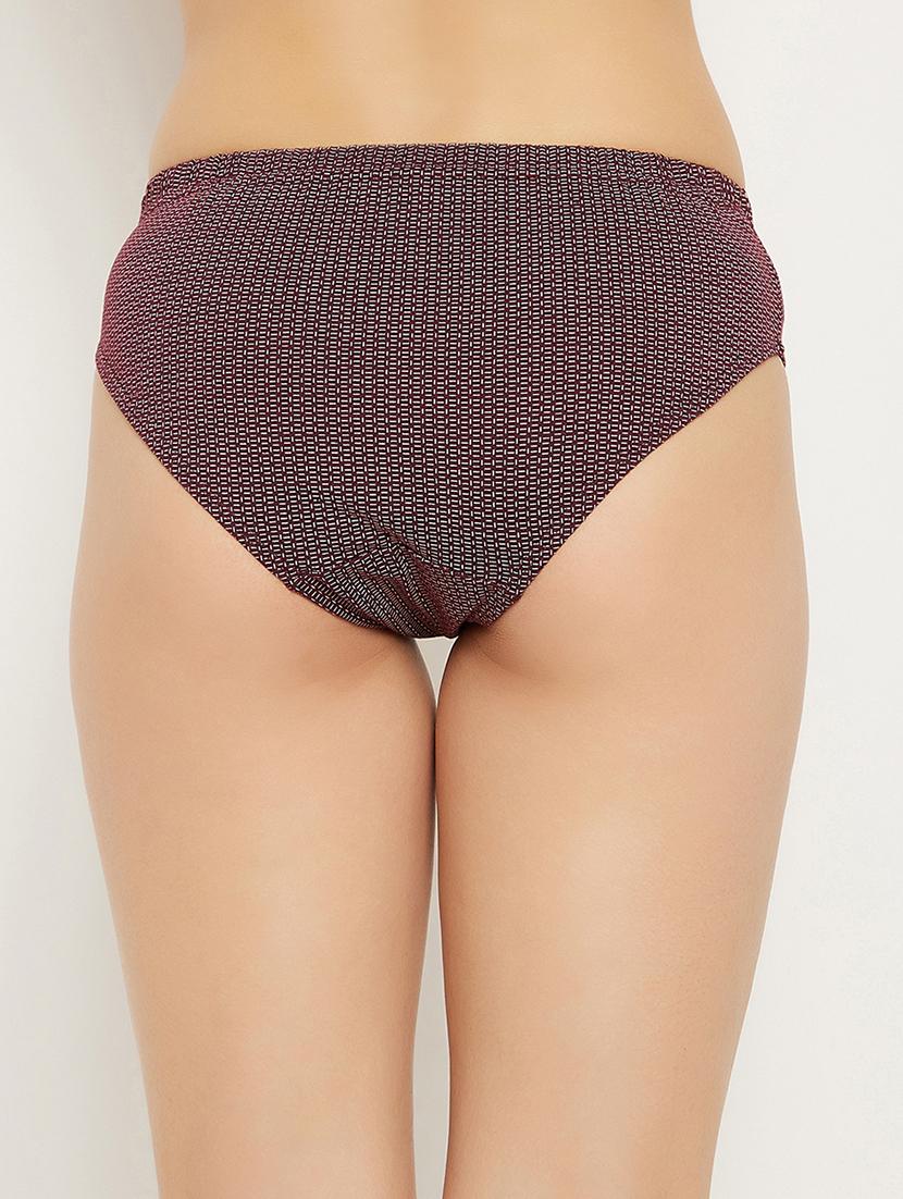 red printed hipster panty - 18040669 - Standard Image - 2