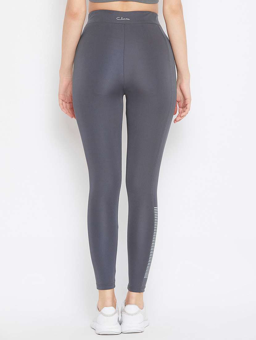 High Rise Solid Track Pant