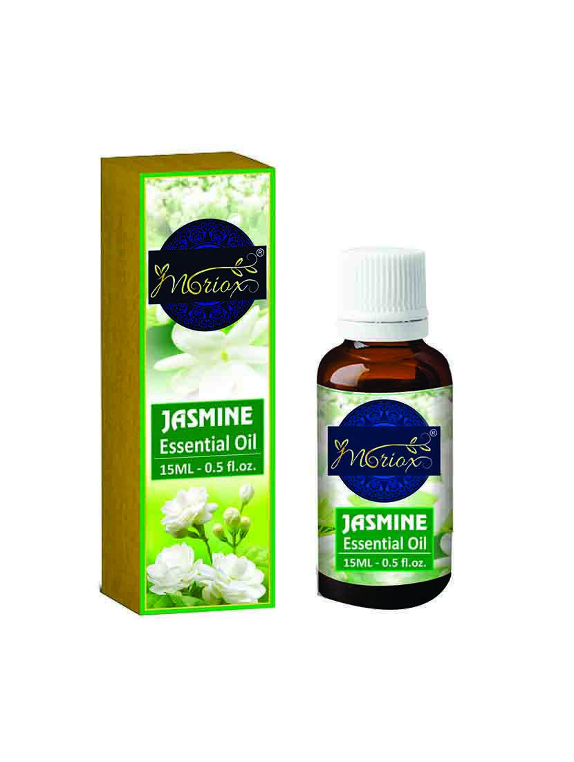 moriox jasmine essential oils for hair,skin & aromatherapy 100% pure & natural oils (15ml)