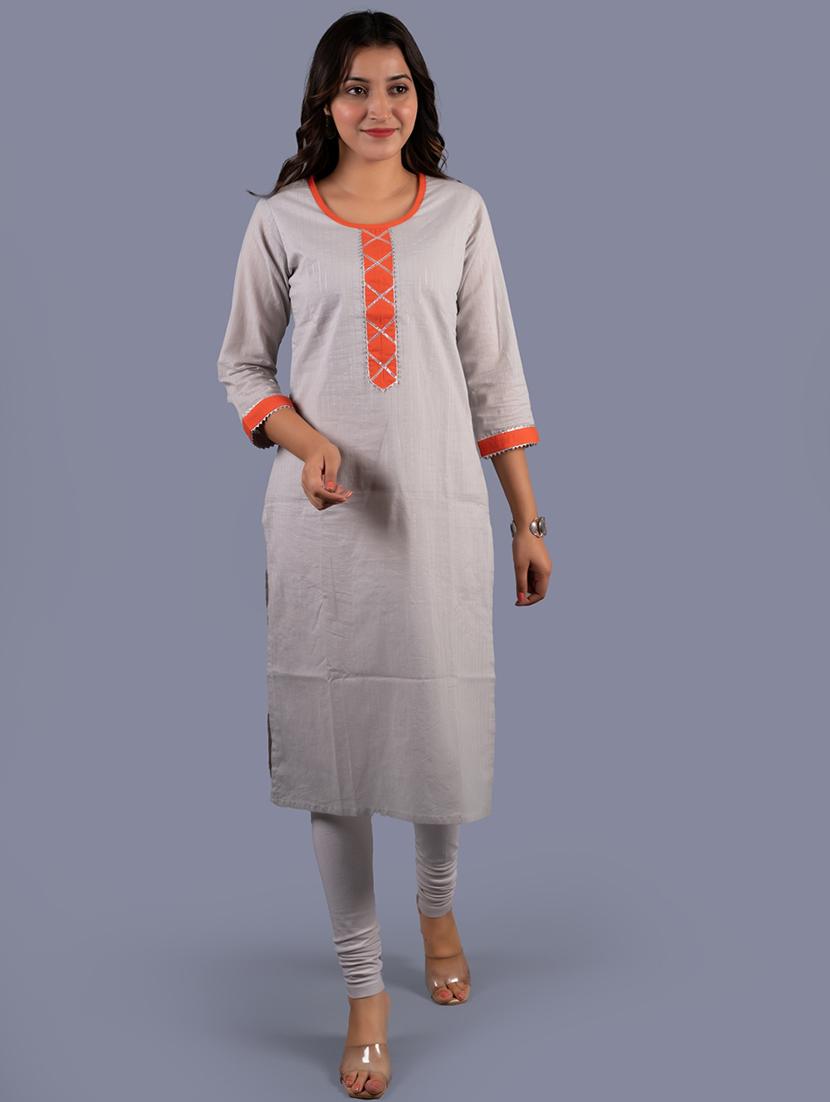 women's straight kurta - 18041162 - Zoom Image - 0