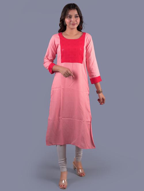 women's straight kurta - 18041163 -  Standard Image - 0