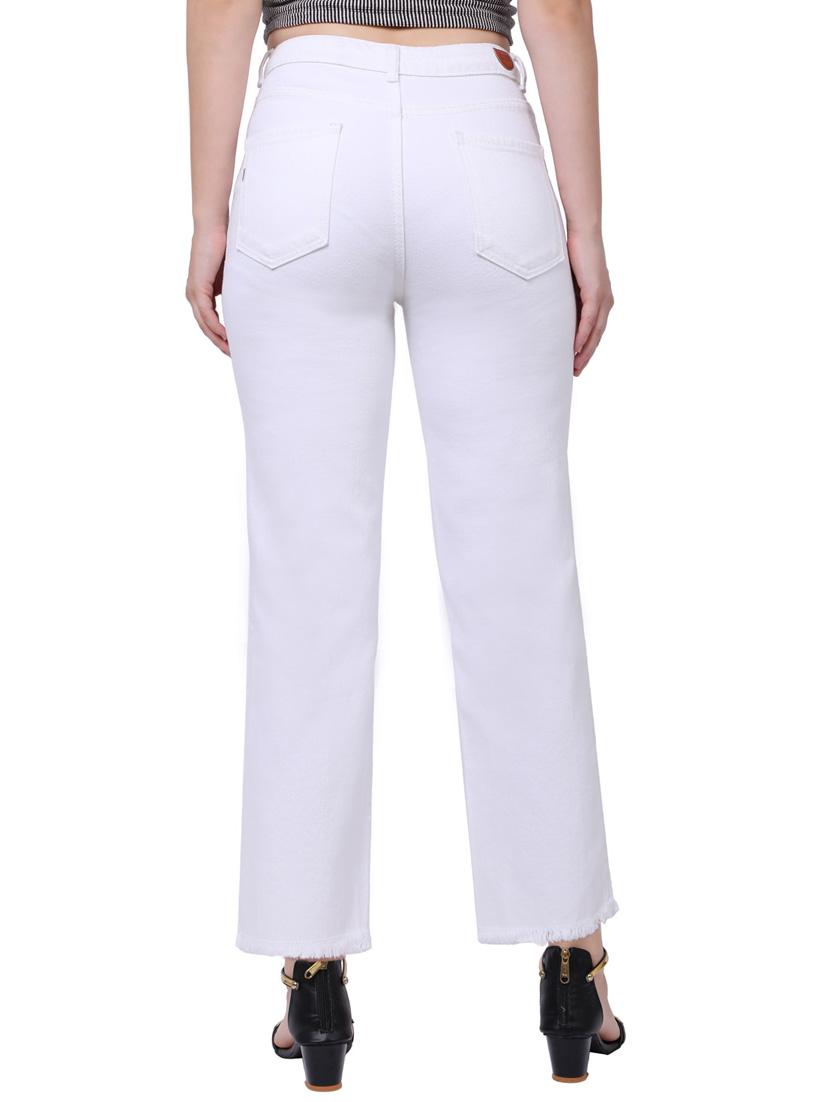 high rise knee slit jean - 18041267 - Standard Image - 2