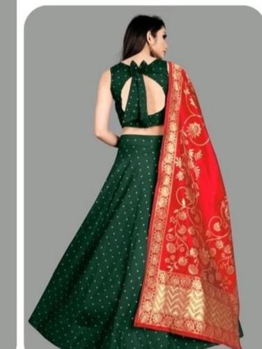jacquard but i lehenga choli with - 18041277 - Standard Image - 2