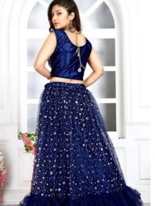 heavy stitched hand work lehenga - 18041281 - Standard Image - 2