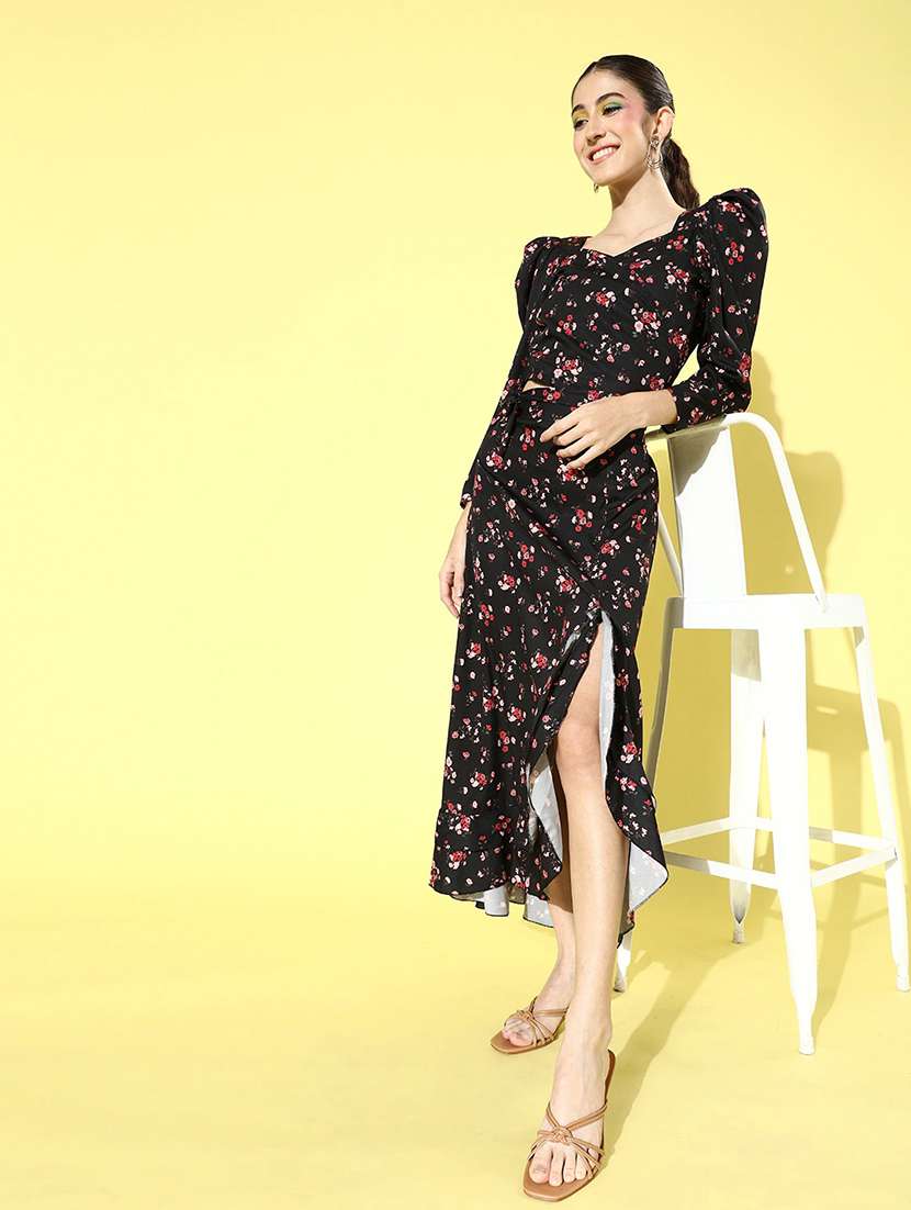 women's layered floral dress - 18041383 -  Standard Image - 2