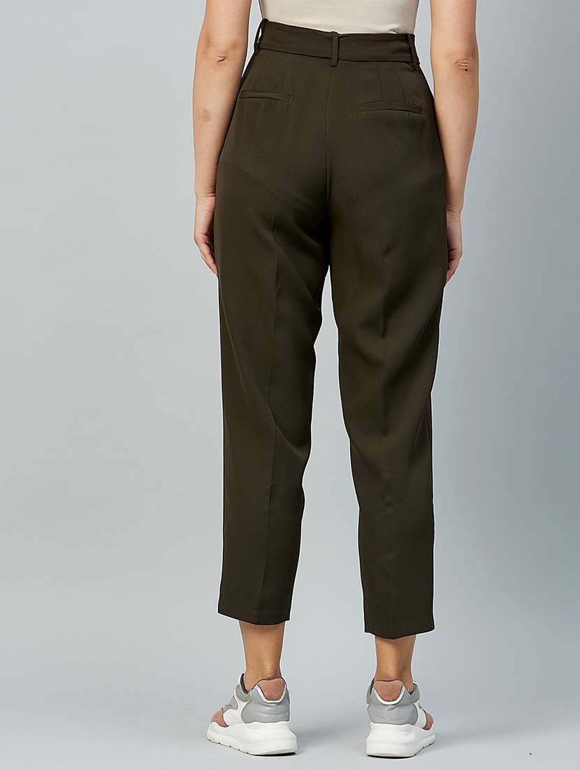 high rise pleated trouser - 18042159 -  Standard Image - 2