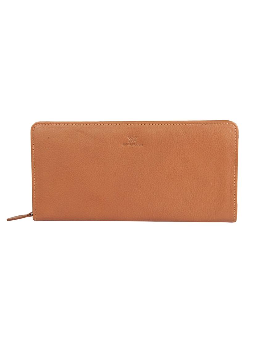 brown leather wallet