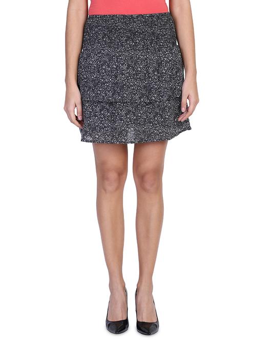 mid rise printed a-line skirt - 18042563 -  Standard Image - 0