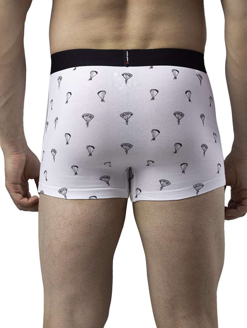 white printed trunks - 18043365 - Standard Image - 2