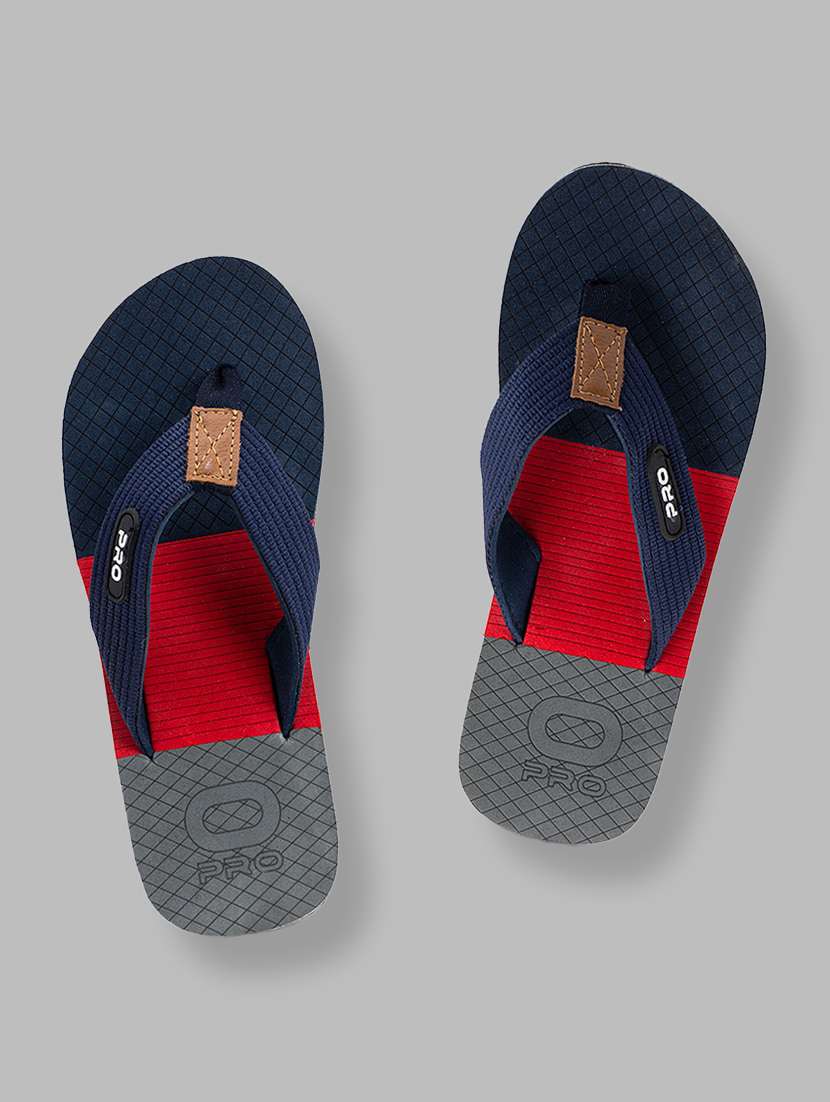 multi colored toe separator flip flop