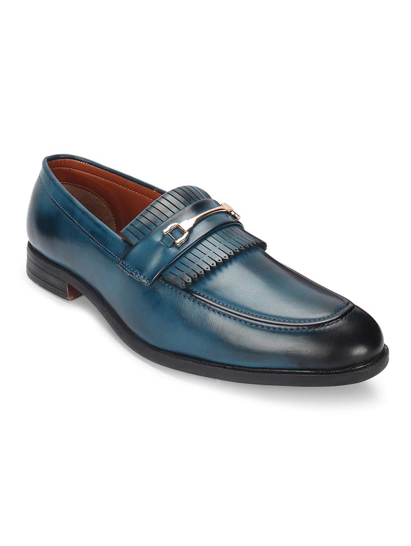 leather slip on loafers