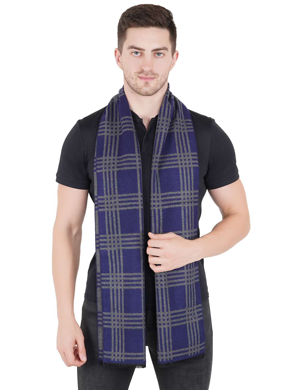 multi colored wool muffler - 18044731 - Standard Image - 2
