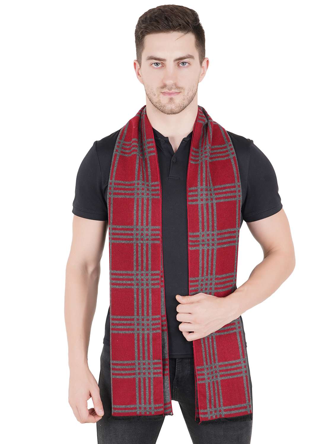 multi colored wool muffler - 18044733 - Standard Image - 2