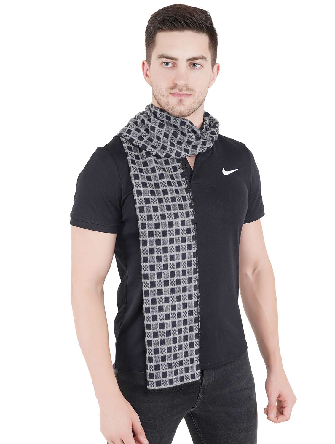 multi colored wool muffler - 18044735 - Standard Image - 2