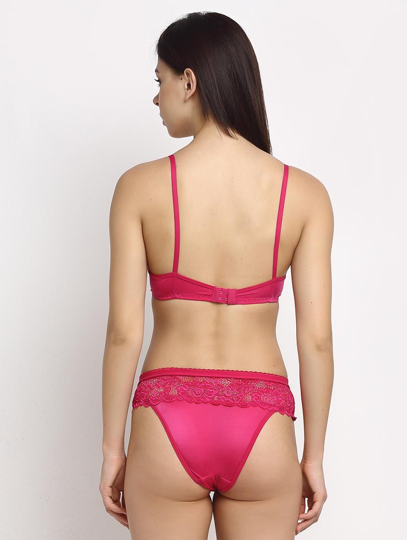 set of 2 laced bra & panty set - 18045120 - Standard Image - 2