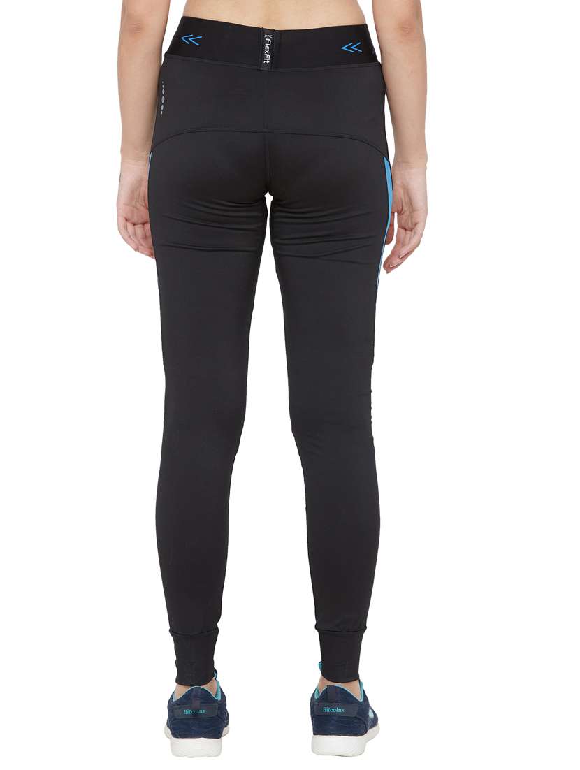 high rise color block track pant - 18045469 - Standard Image - 2