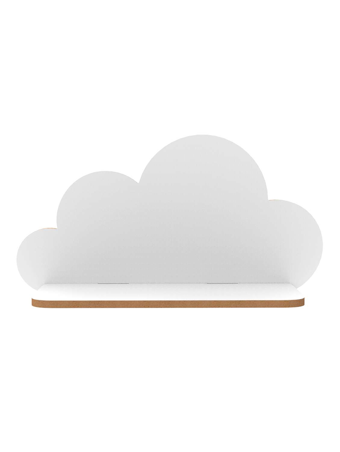 home sparkle cloud wall shelf mdf wall shelf rack wall mounted floating shelves (dark brown) - 18045706 -  Standard Image - 2