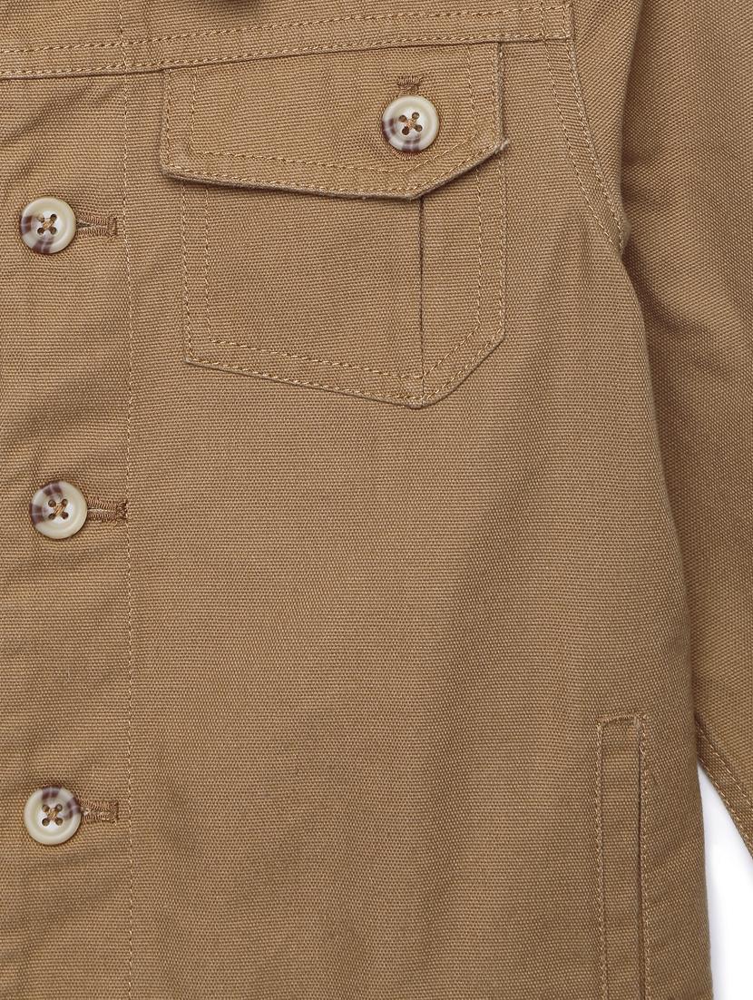 brown solid jacket - 18047310 - Standard Image - 2