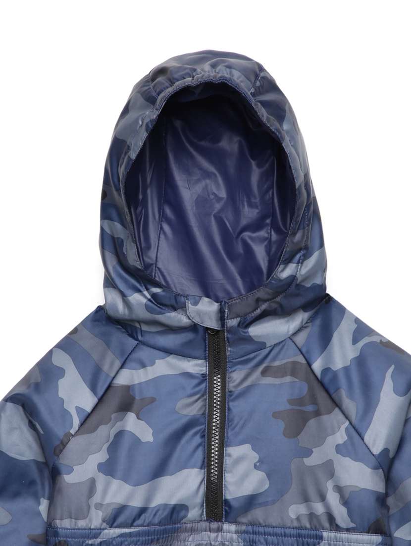 hooded neck camouflage jacket  - 18047318 -  Standard Image - 2