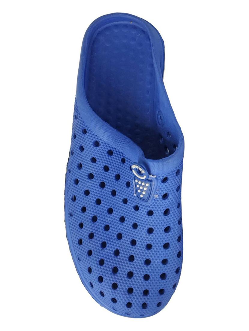 light blue rubber slip on sandals - 18047863 - Standard Image - 2