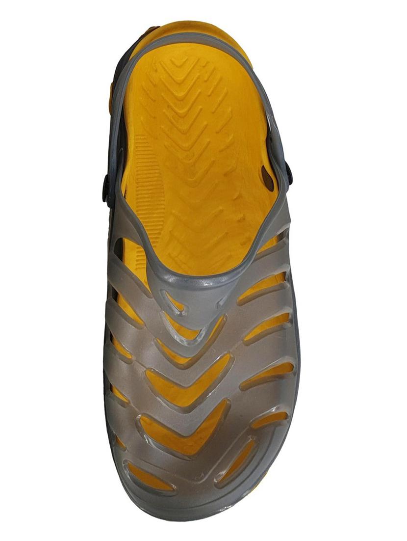 yellow rubber slip on sandals - 18047869 - Standard Image - 2