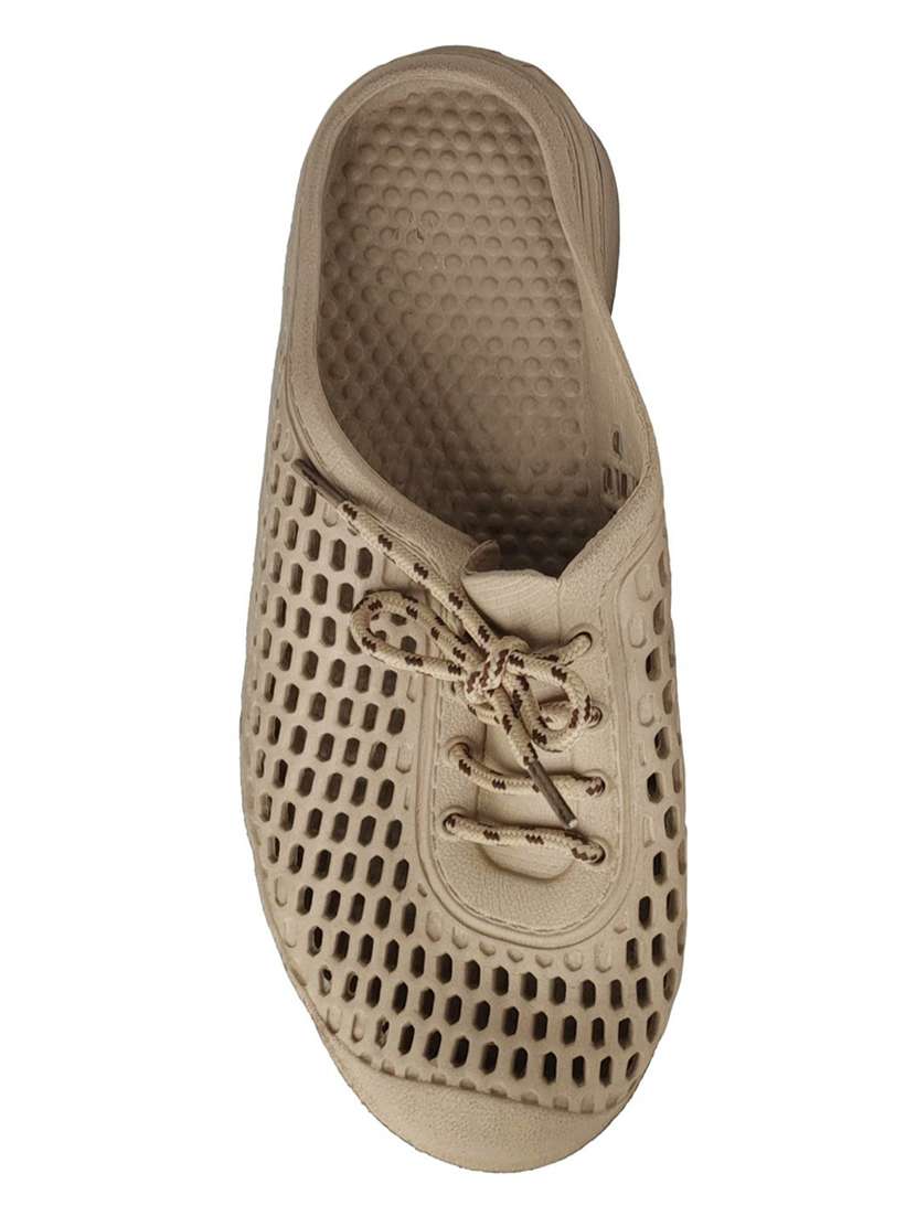 yellow rubber slip on sandals - 18047874 - Standard Image - 2