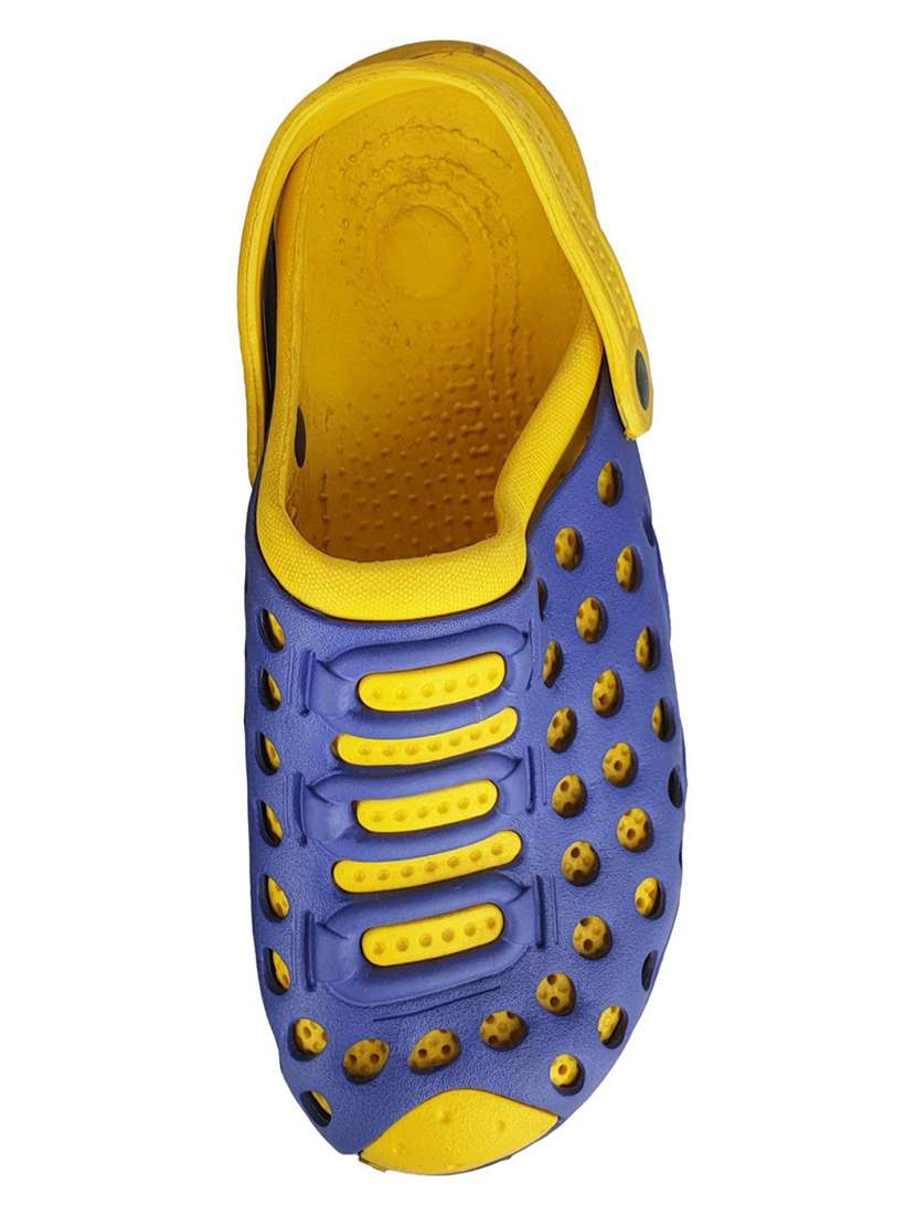 yellow rubber slip on sandals - 18047879 - Standard Image - 2