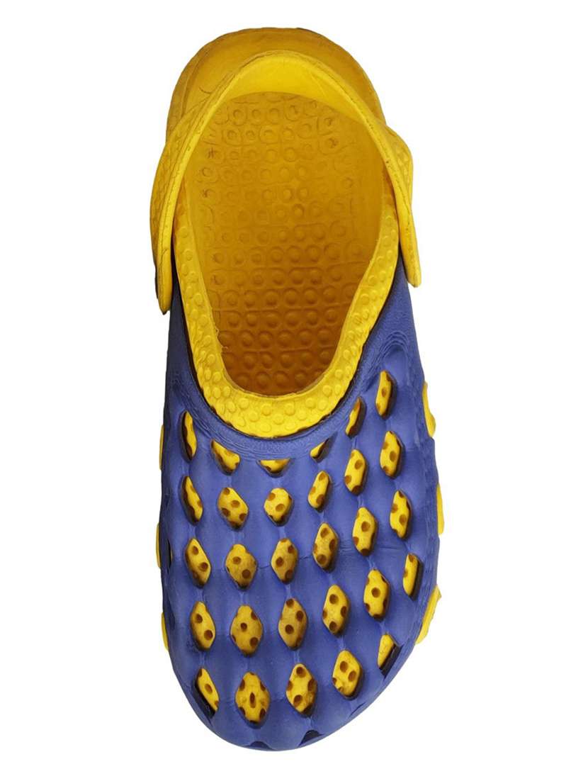 yellow rubber slip on sandals - 18047888 - Standard Image - 2