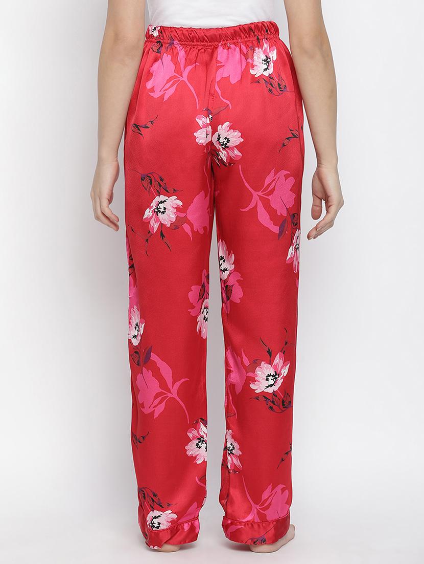 drawstring waist floral pajama - 18048180 - Standard Image - 2