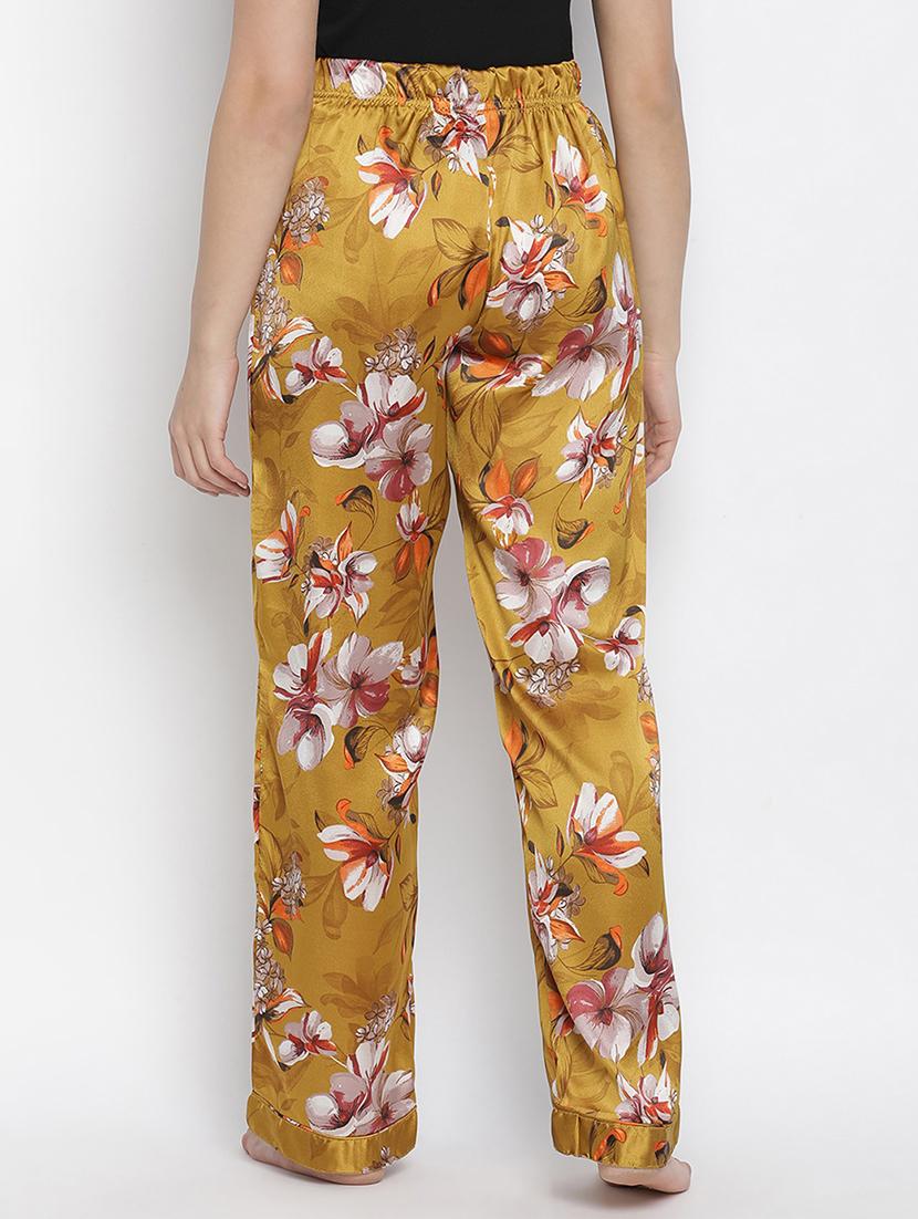 drawstring waist floral pajama - 18048181 - Standard Image - 2