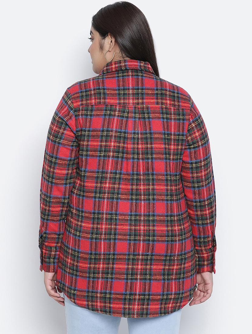 long sleeved checkered shirt - 18048192 - Standard Image - 2