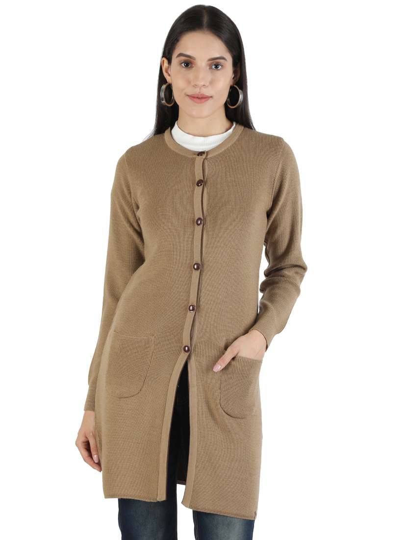 long sleeved wool cardigan