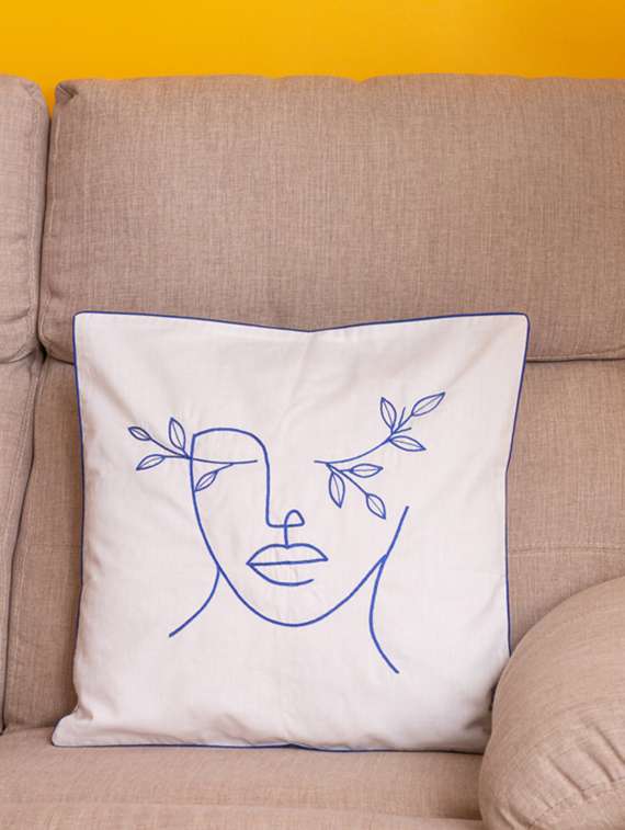 lady like cushion cover - 18049757 -  Zoom Image - 0