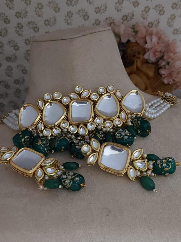 kundan jewellery - 18050113 - Standard Image - 2