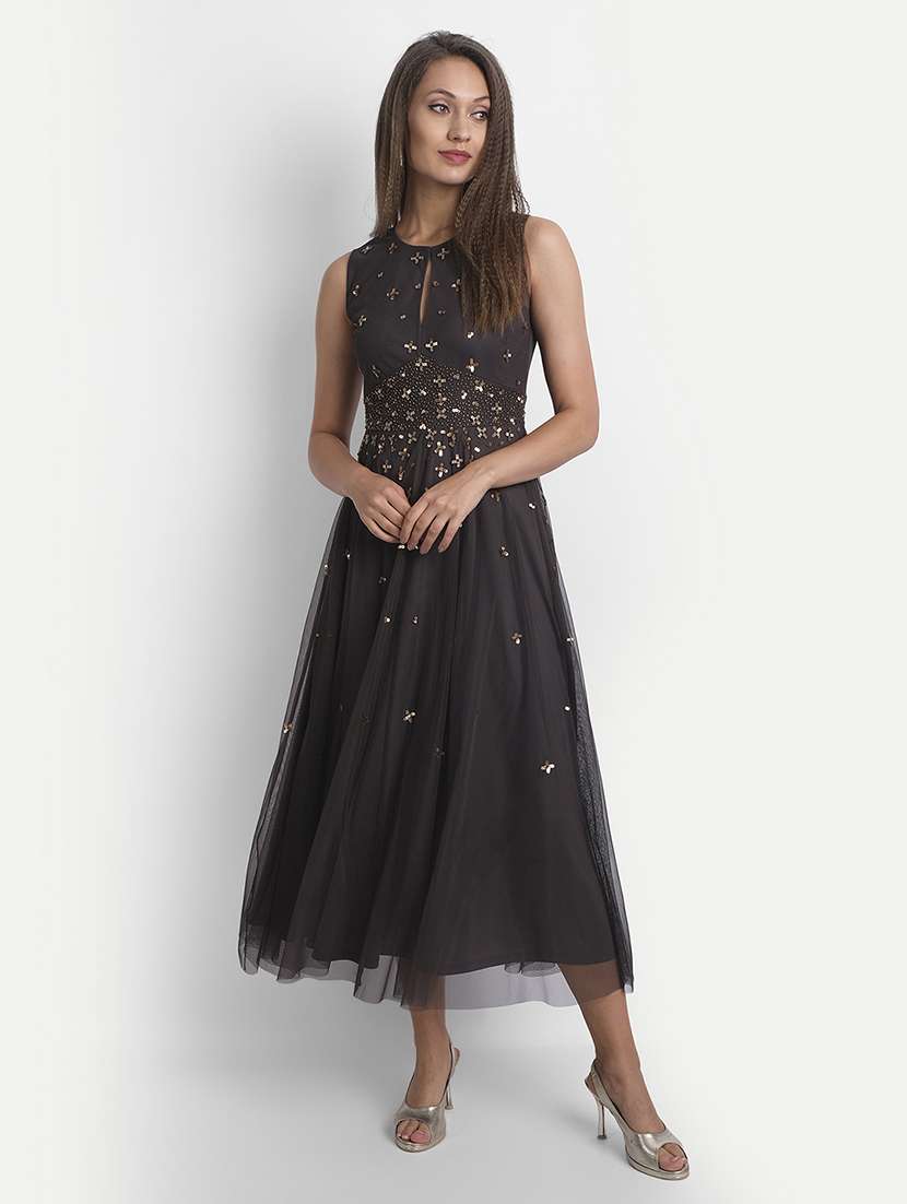 women's fit & flare floral dress