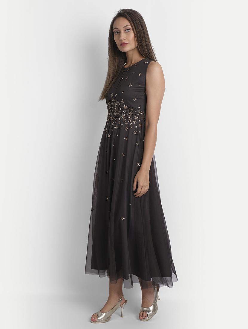 women's fit & flare floral dress - 18051292 -  Standard Image - 2