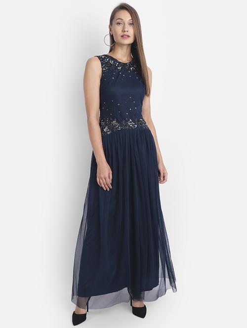 women's fit & flare maxi dress - 18051310 - Standard Image - 0