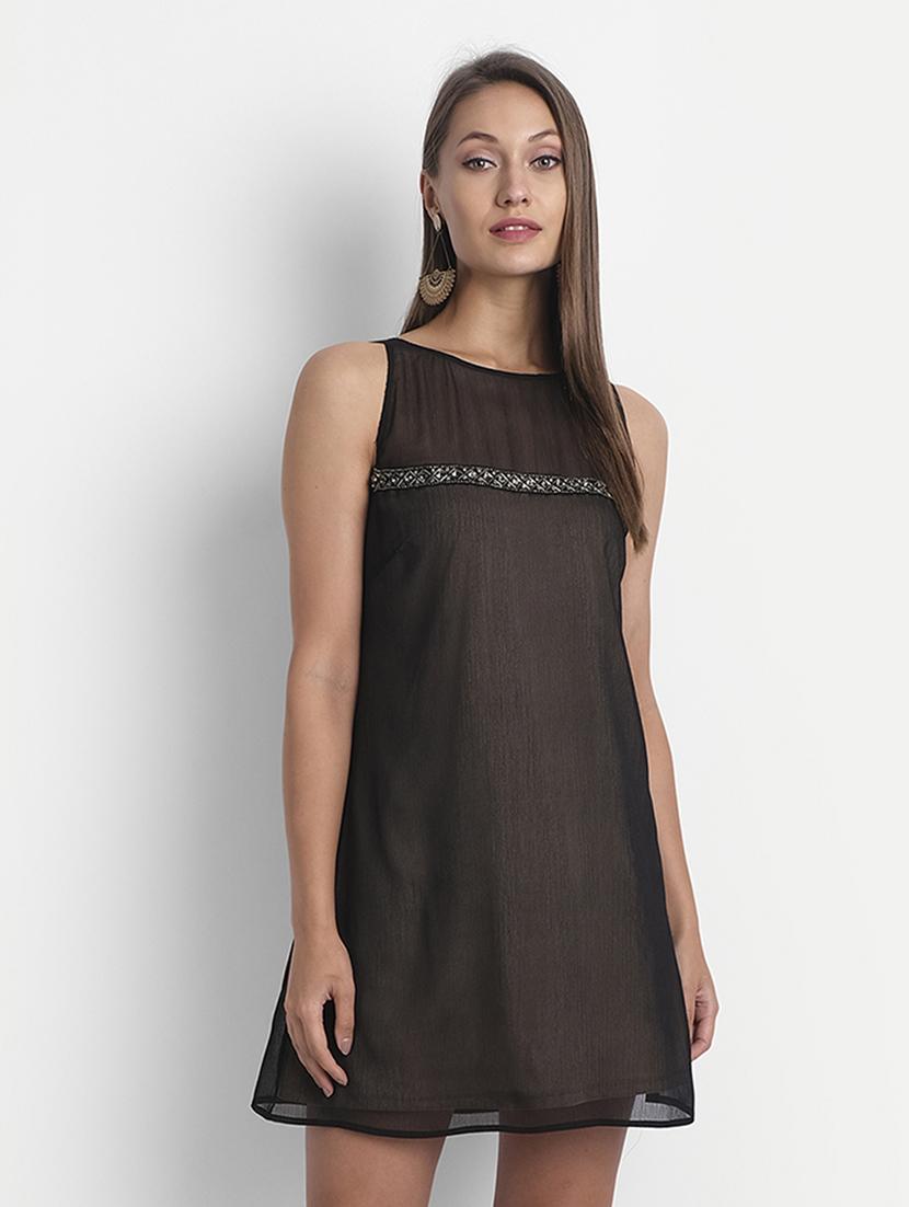 women's  solid dress - 18051323 -  Zoom Image - 0