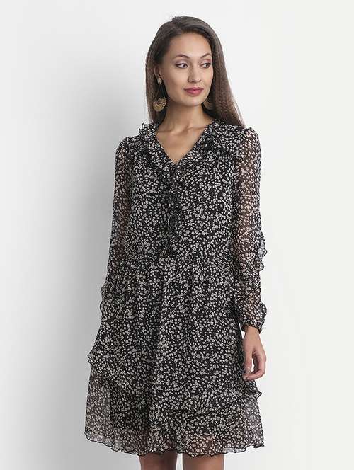 women's tiered dress floral dress - 18051329 -  Standard Image - 0