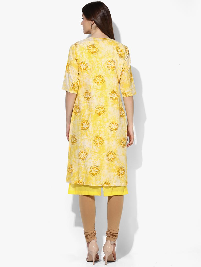 women's kurta with jacket kurta - 18051603 - Standard Image - 2