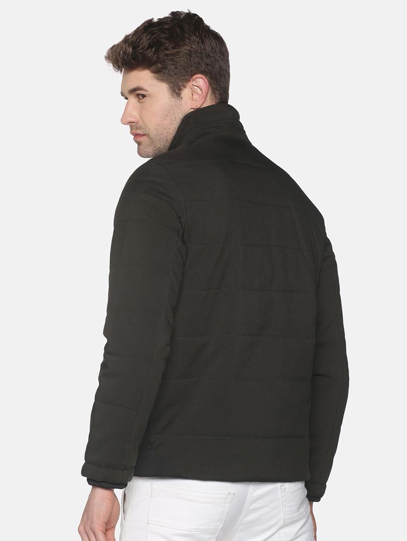 black solid quilted jacket - 18052413 - Standard Image - 2