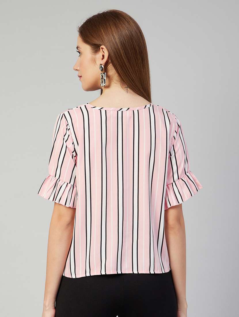 women's straight boat neck top - 18052498 -  Standard Image - 2