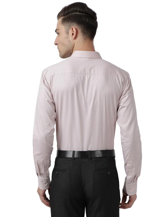 mauve solid formal shirt - 18053333 - Standard Image - 2