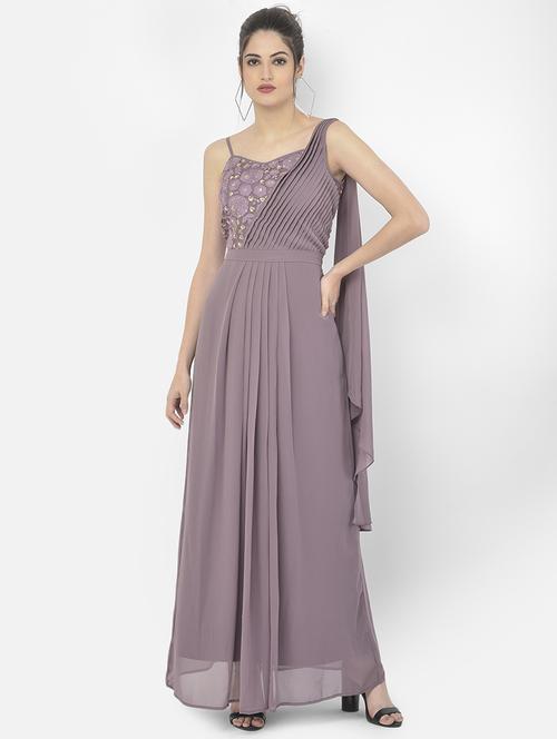 women's fit & flare maxi dress - 18056451 - Standard Image - 0
