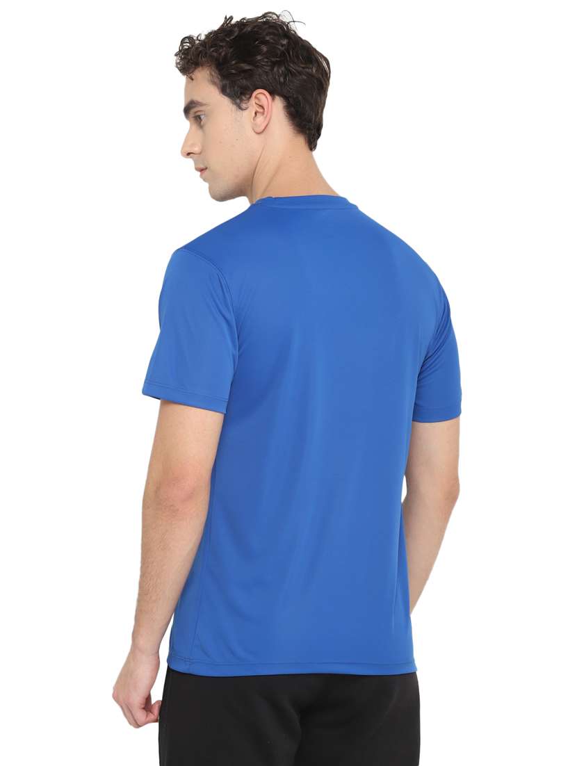 blue crew-neck printed t-shirt - 18058403 -  Standard Image - 2