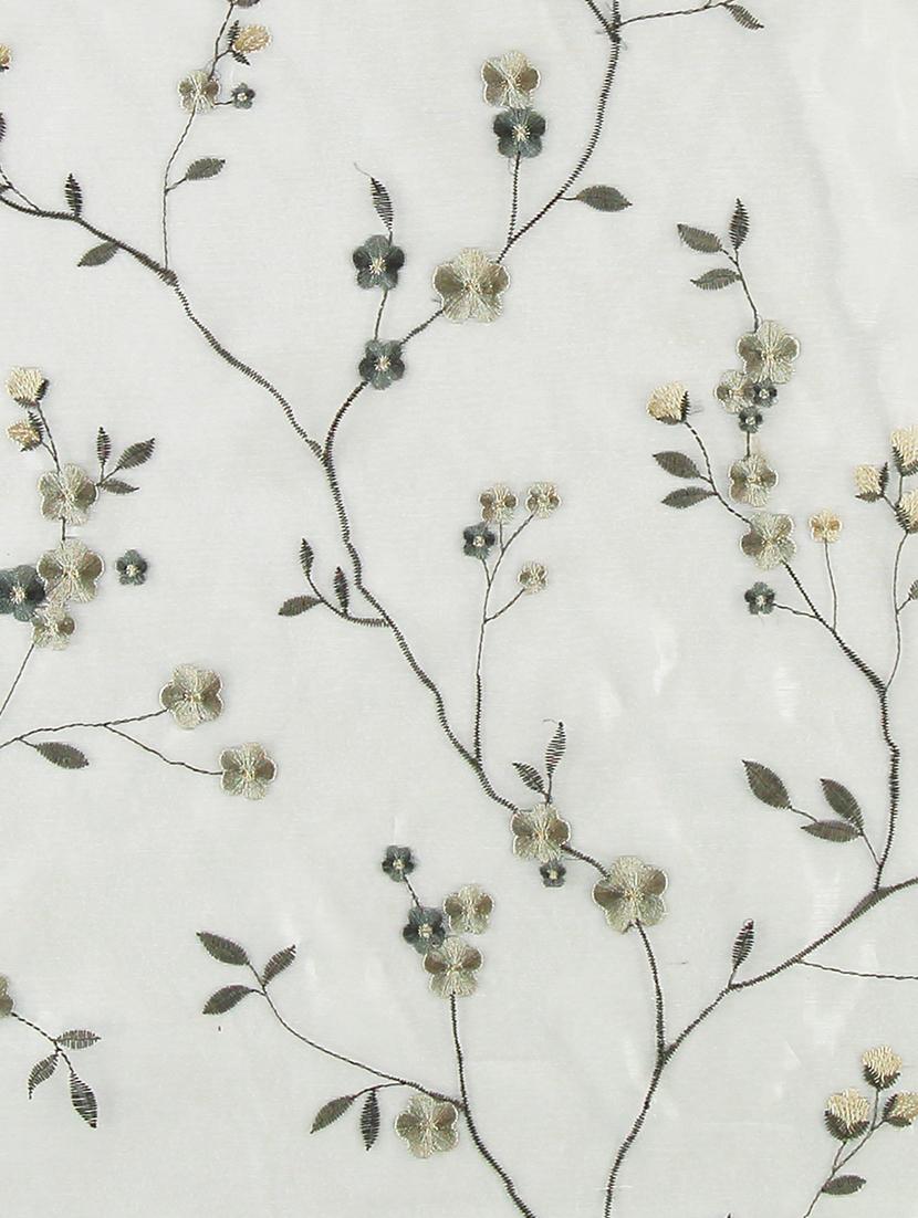 gm 7 feet floral grommet single sheer door curtain panel - 18058702 - Standard Image - 2
