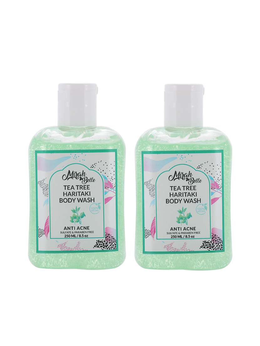 tea tree – haritaki anti acne body wash (pack of 2)