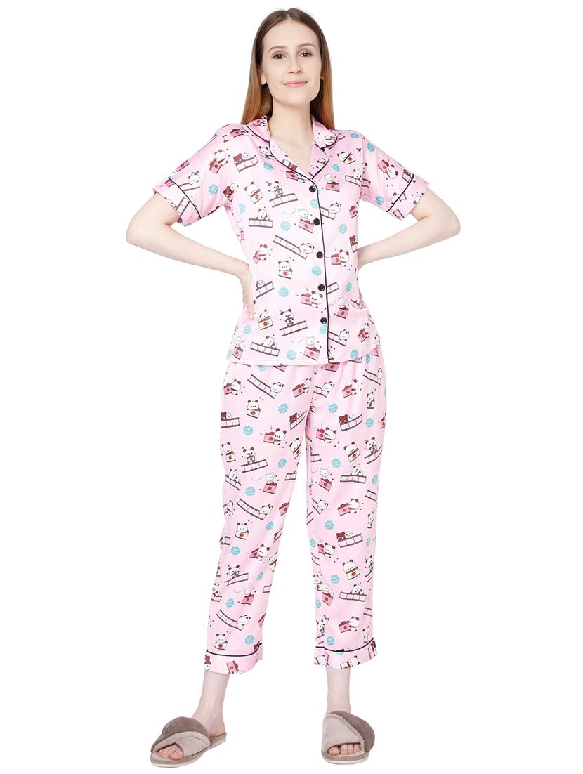 printed nightwear pyjama set